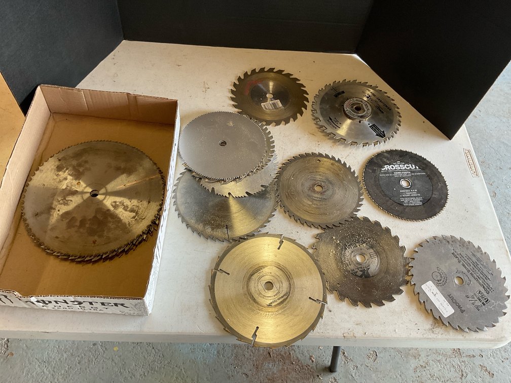 10’, 7-1/4”, 7” Circular Saw Blades & Recip Saw Blades