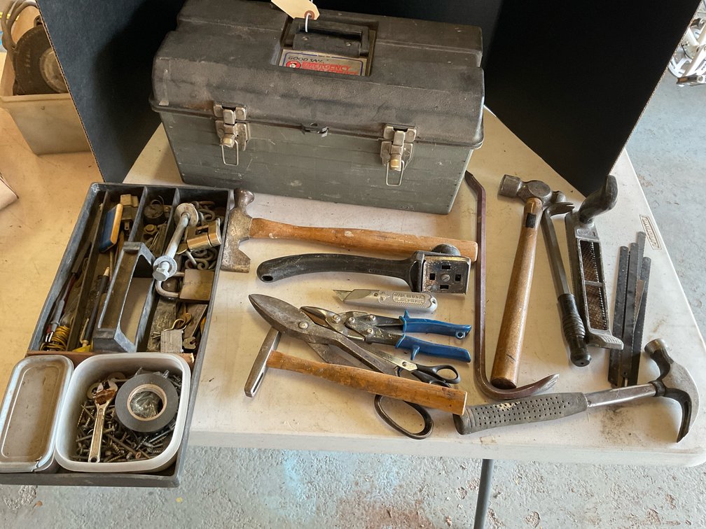 Poly Toolbox W/ Assorted Hardware & Tools