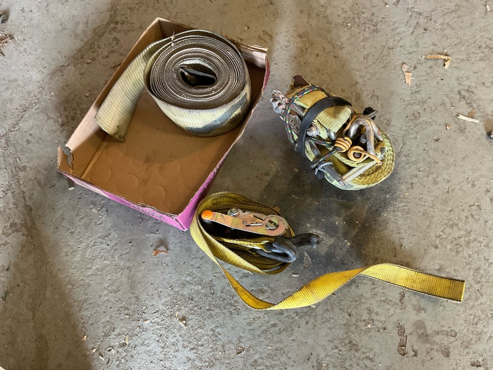 1-1/2, 2, & 4” Tie Down Straps (3)