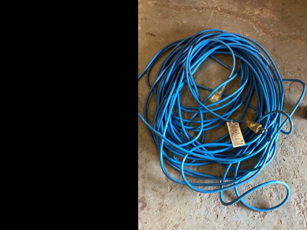 50 Ft Blue Extension Cord