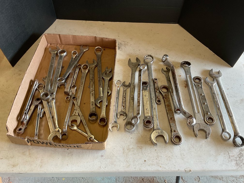 Assorted SAE Wrenches