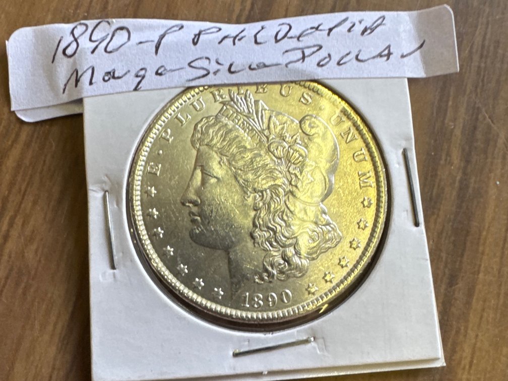1890-P Morgan Silver Dollar