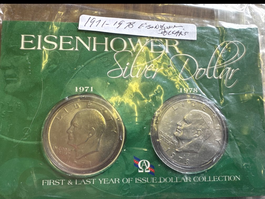 1971-1978 Eisenhower Silver Dollars