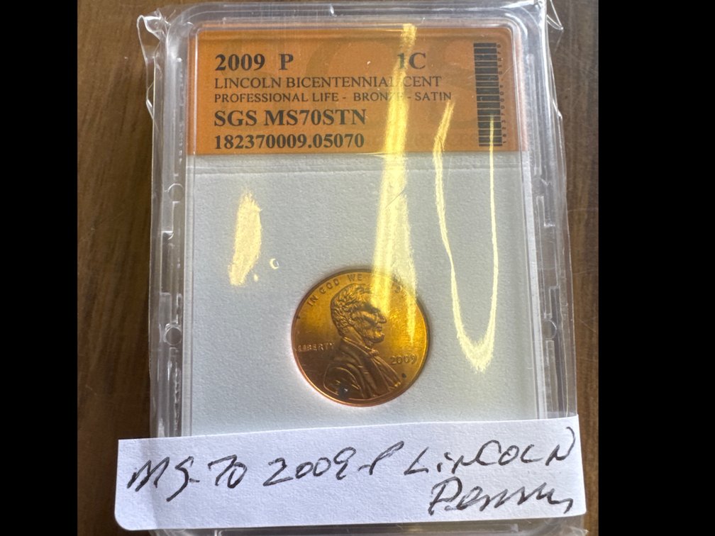 MS-70 2009 P Lincoln Penny