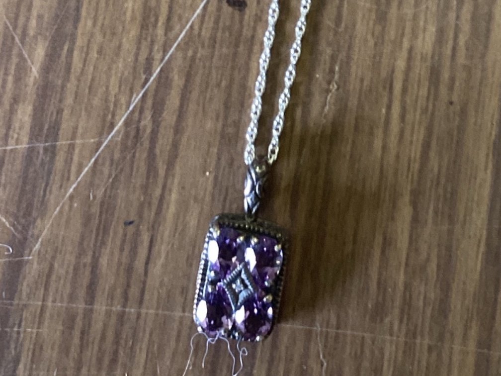 Vintage Sterling Amethyst Heirloom
