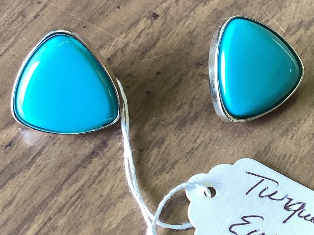 Turquoise Post Earrings