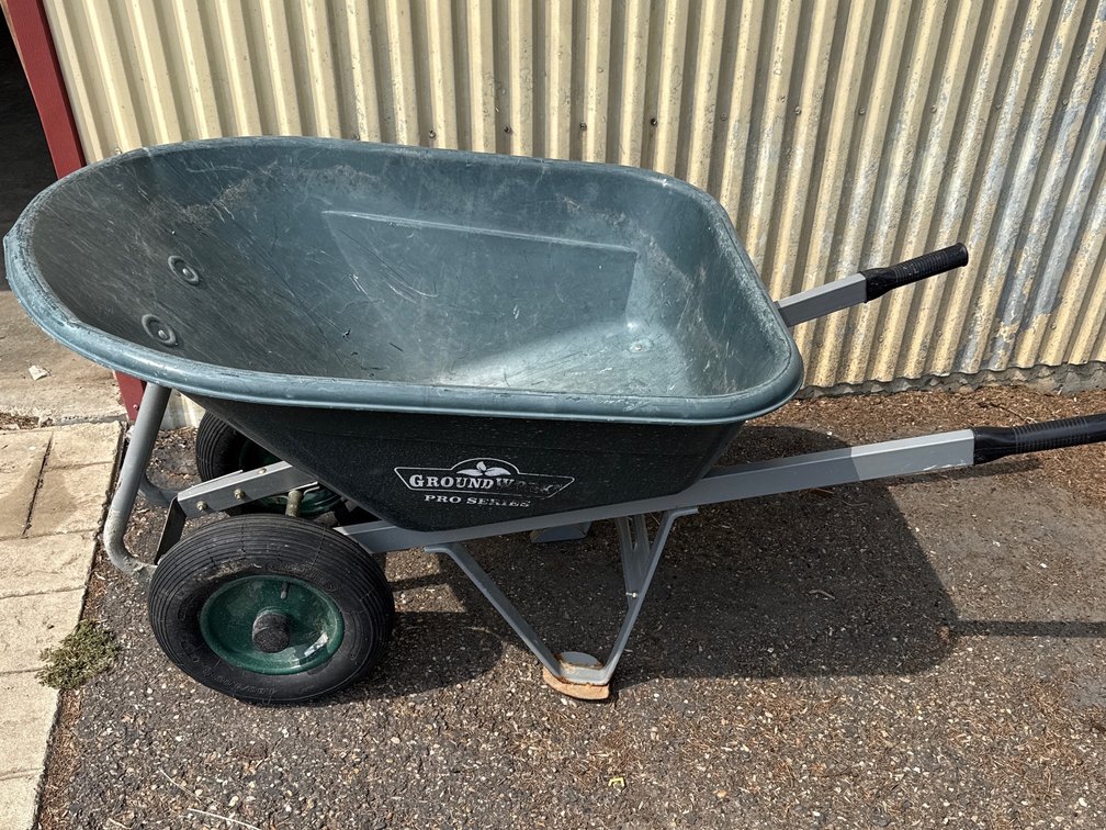 Dual Wheel Wheel Barrow