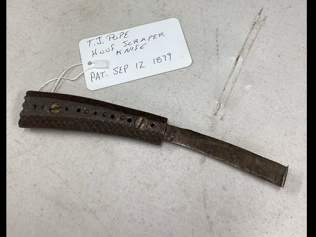 T.J. Pope - Hoof Scraper Knife
