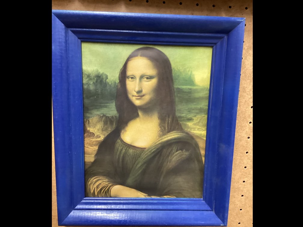 Print of Mona Lisa painting by Leonardo da Vinci