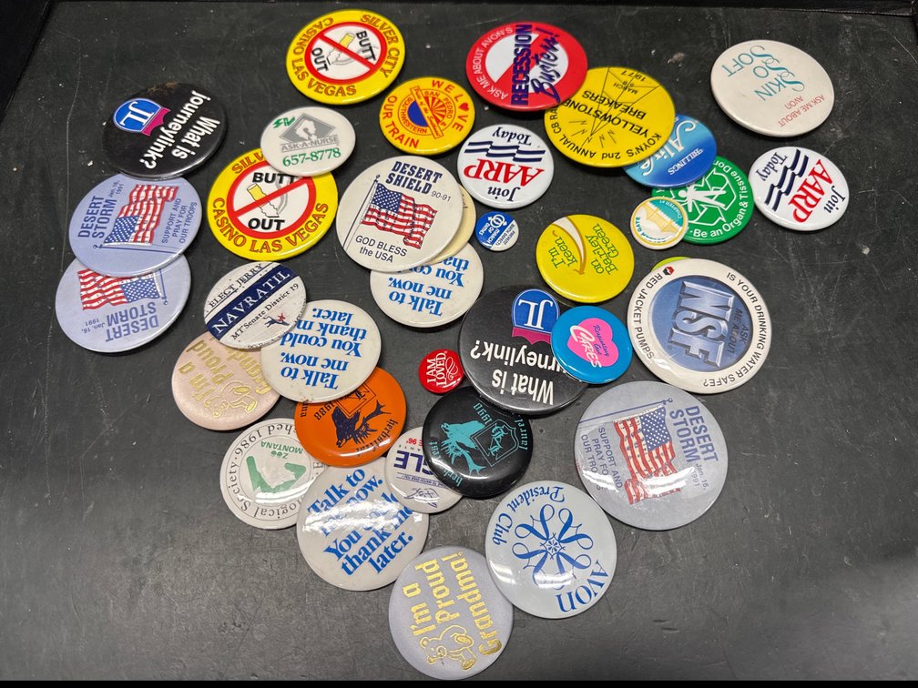 Pin Back Button Collection