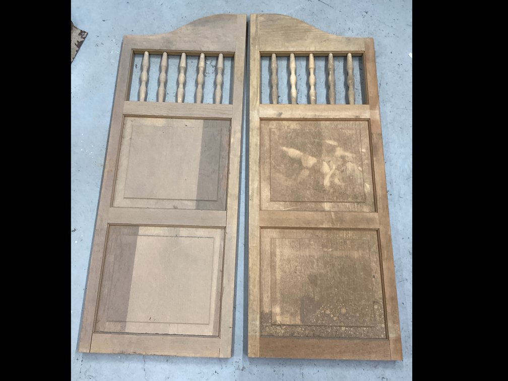 Unfinished Solid Pine Wood Saloon Doors