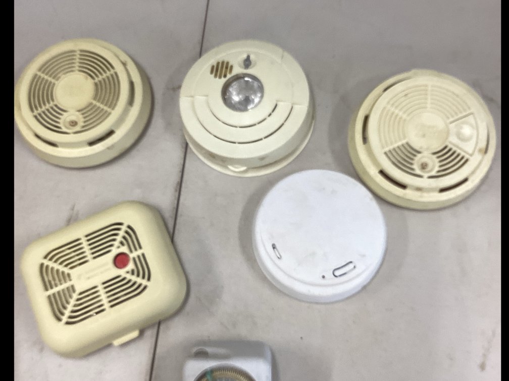 Smoke alarms by First Alert & Black&Deckert & Intermatic SecurityTimer