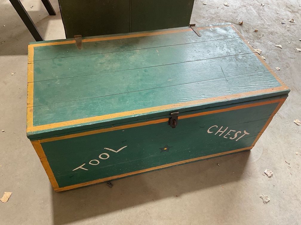 40x21x18 Wood Tool Chest W/ Contents