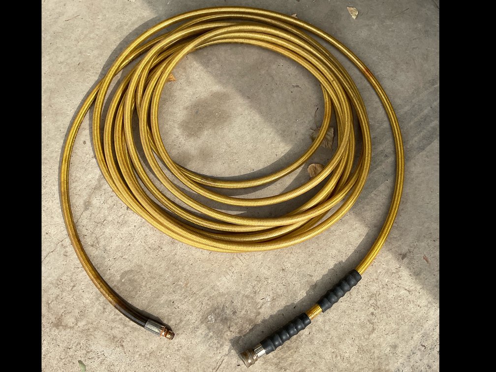 Poly pressure washer hose