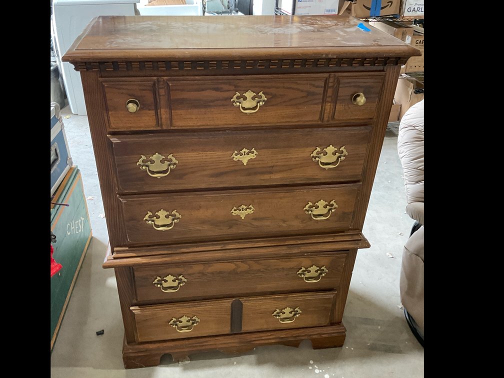 36x18x48” 5 Drawer Dresser