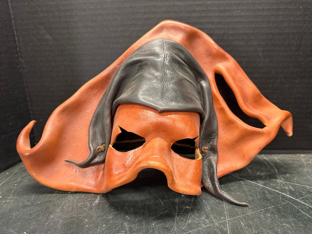Handcrafted Leather Theater Mask