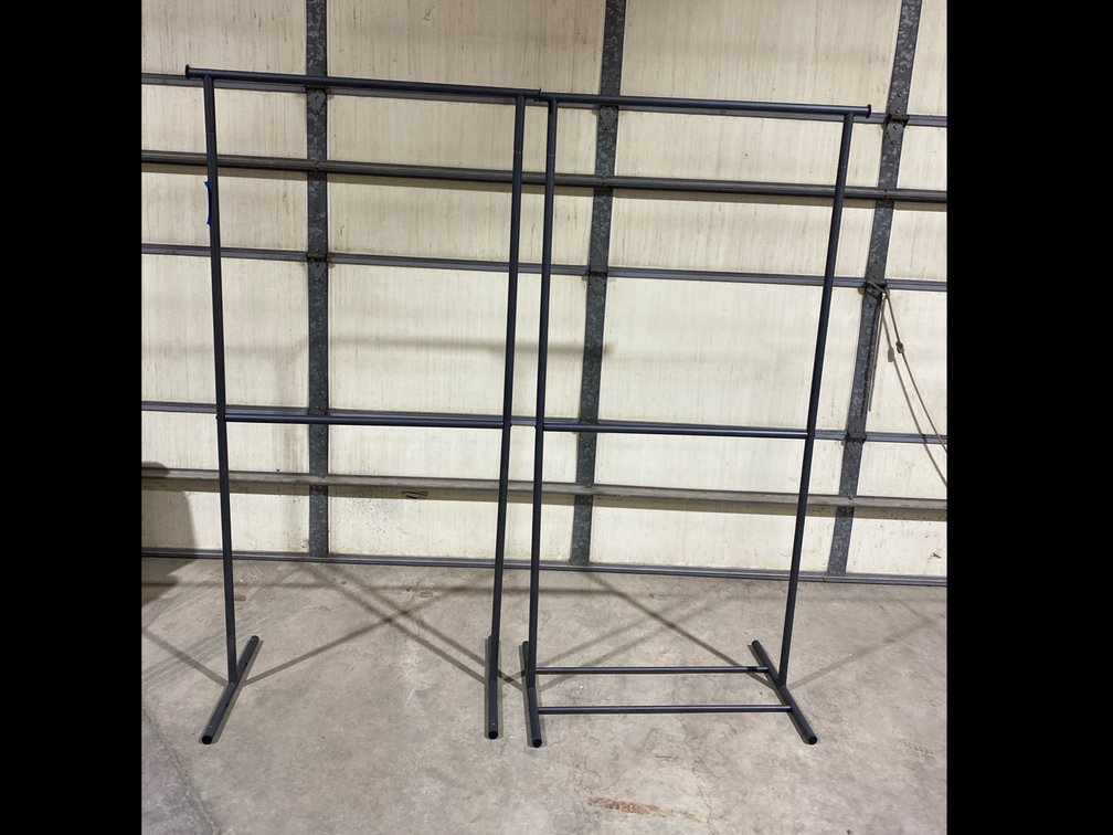 Metal Clothes Rack Lot of 2