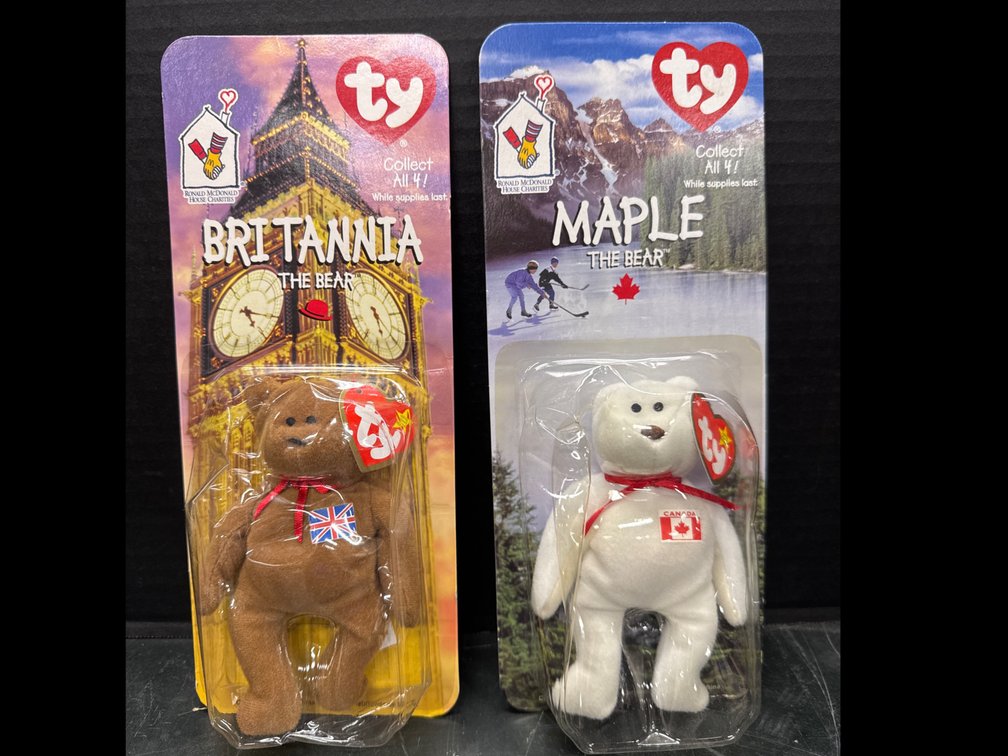 McDonalds Collectible TY Beanie Bears