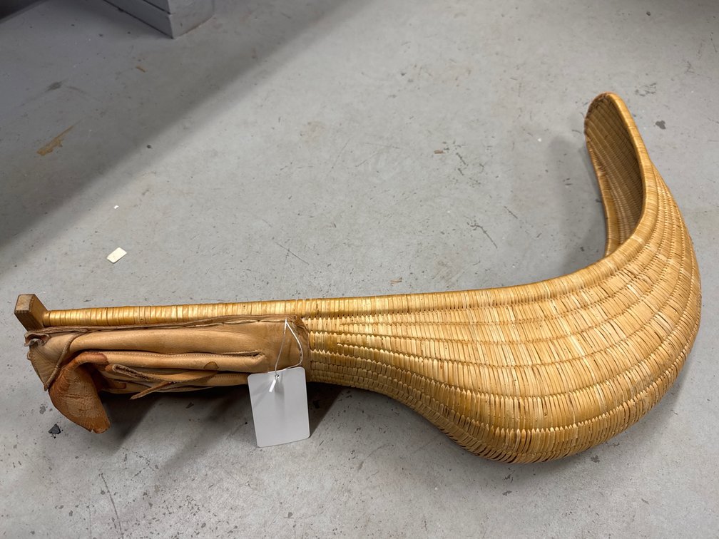 Jai Alai Cesta Wicker Scoop Basket