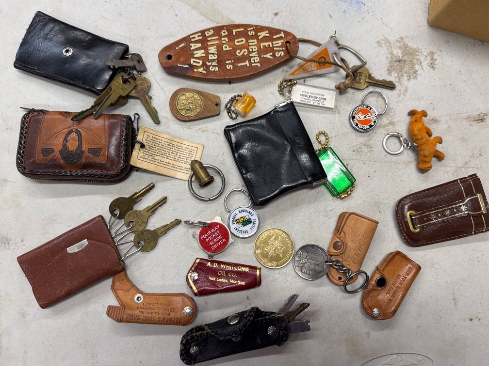 Assorted Keys and Rings/Holders