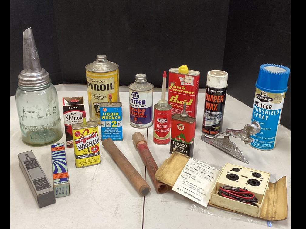 Assorted Automobile Products & Tube & Continuity Checker