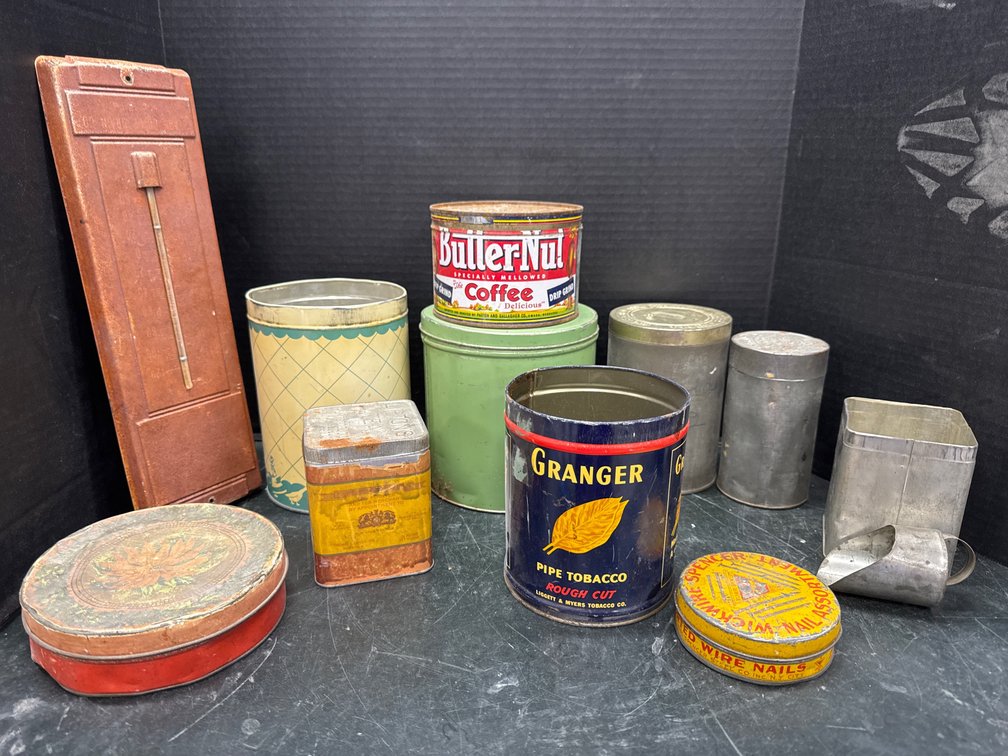 Assorted Tin Cans