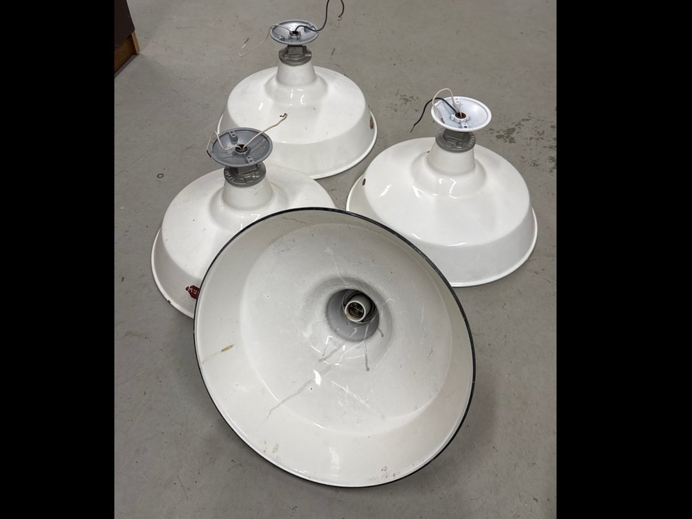 Enamel Industrial Pendant Lights