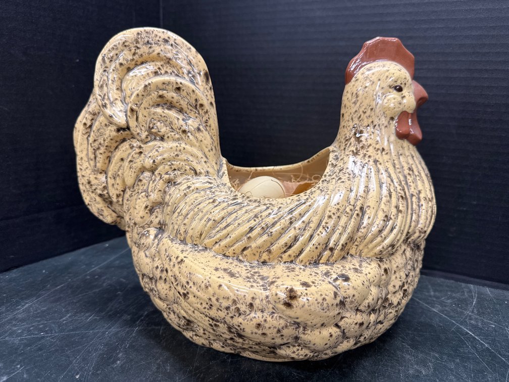Ceramic Hen Planter