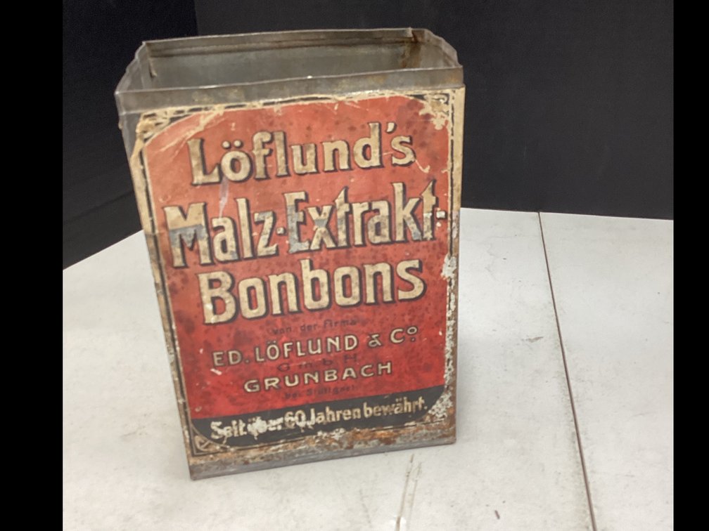 Metal Can - “Loflund’s Malz-Extrakt- Bonbons”