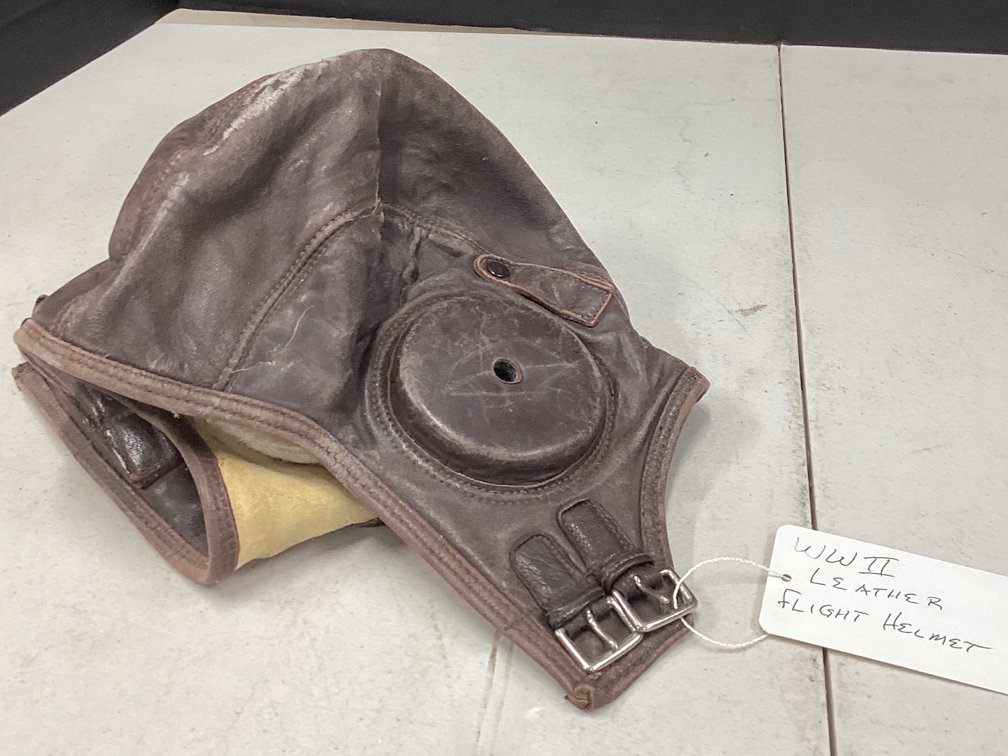 WWll Leather Flight Helmet