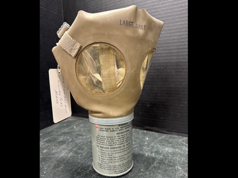 WWll Non Combatant Civilian Gas Mask