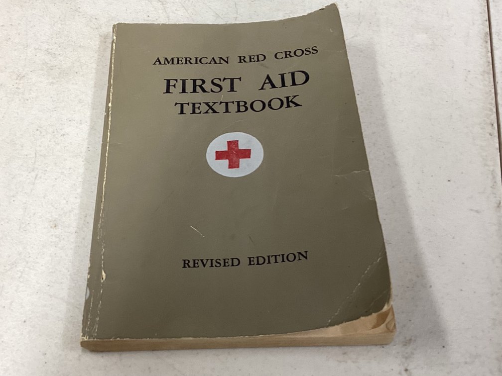American Red Cross “First Aid Textbook revised Sept 1945