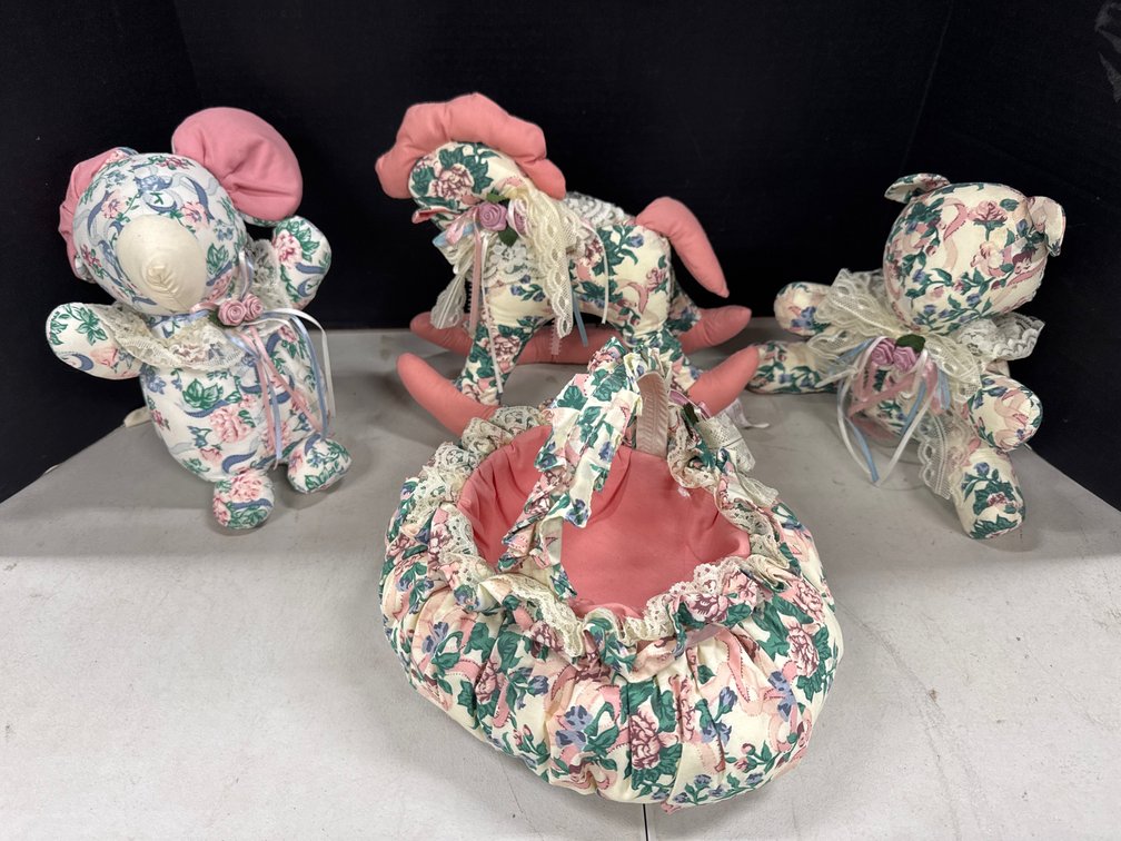 Floral Fabric Plush Toys