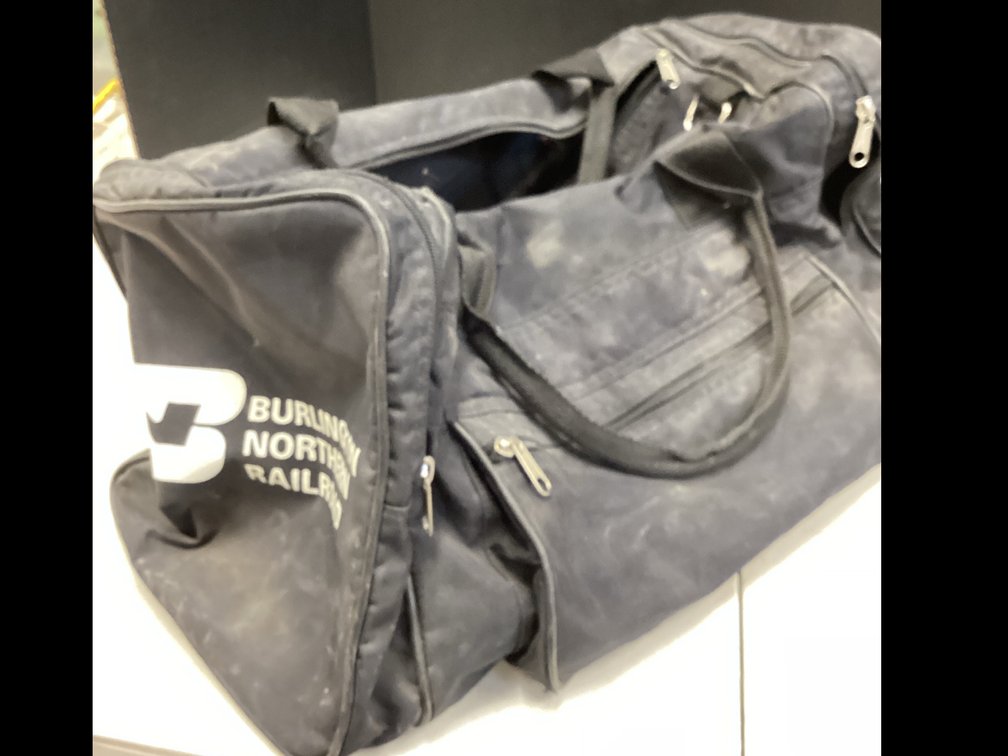 Burlington Northern Railroad Small Duffle Bag