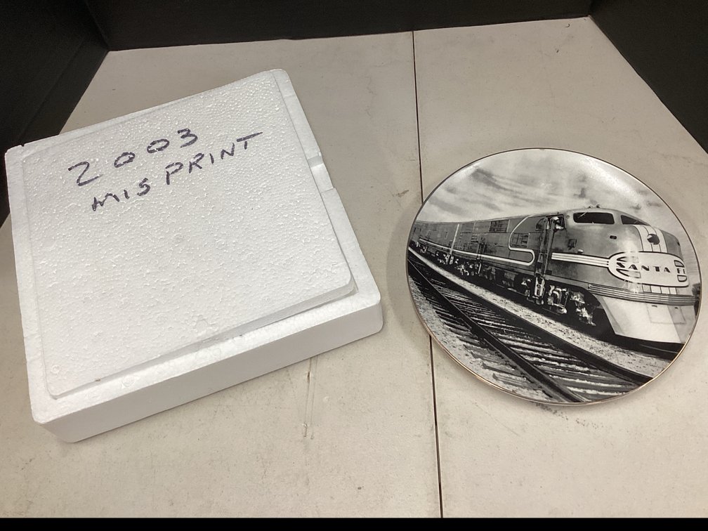 BNSF Railway Plate - 2003 Misprint on Plate