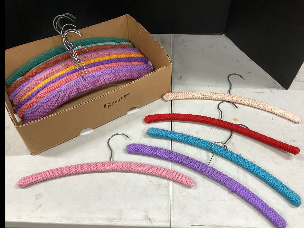 Crocheted Yarn Covered Hangers