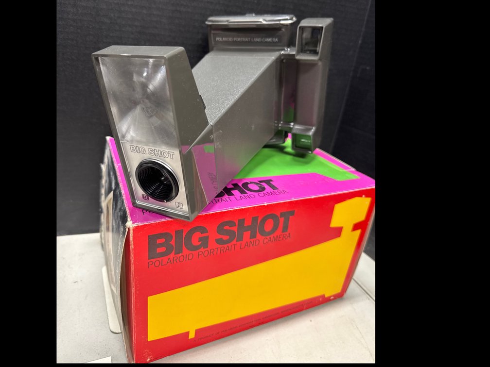 1970s Big Shot Polaroid Portrait Land Camera