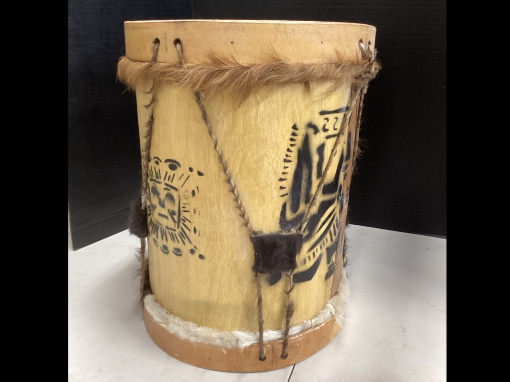 Tension Bombo Drum with Fur Skin Drum Head