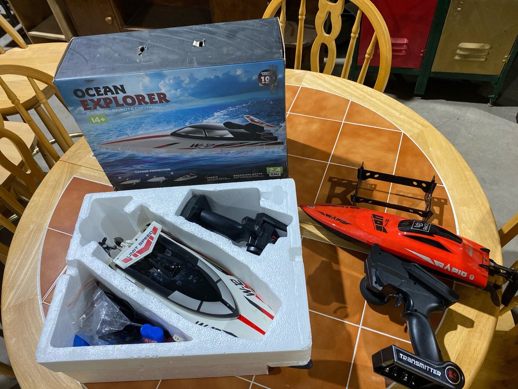 Radio Controlled Boat Lot of 2
