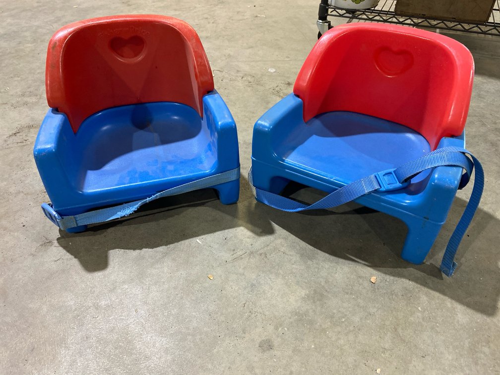 Plastic Kid Booster Seat Lot of 2