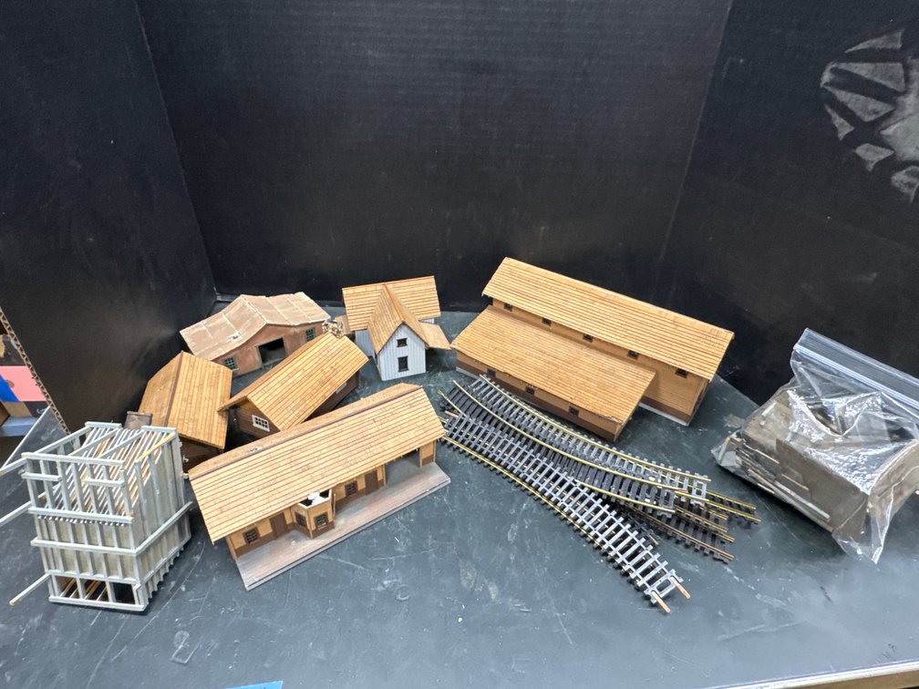 Rail Road Tracks and Buildings