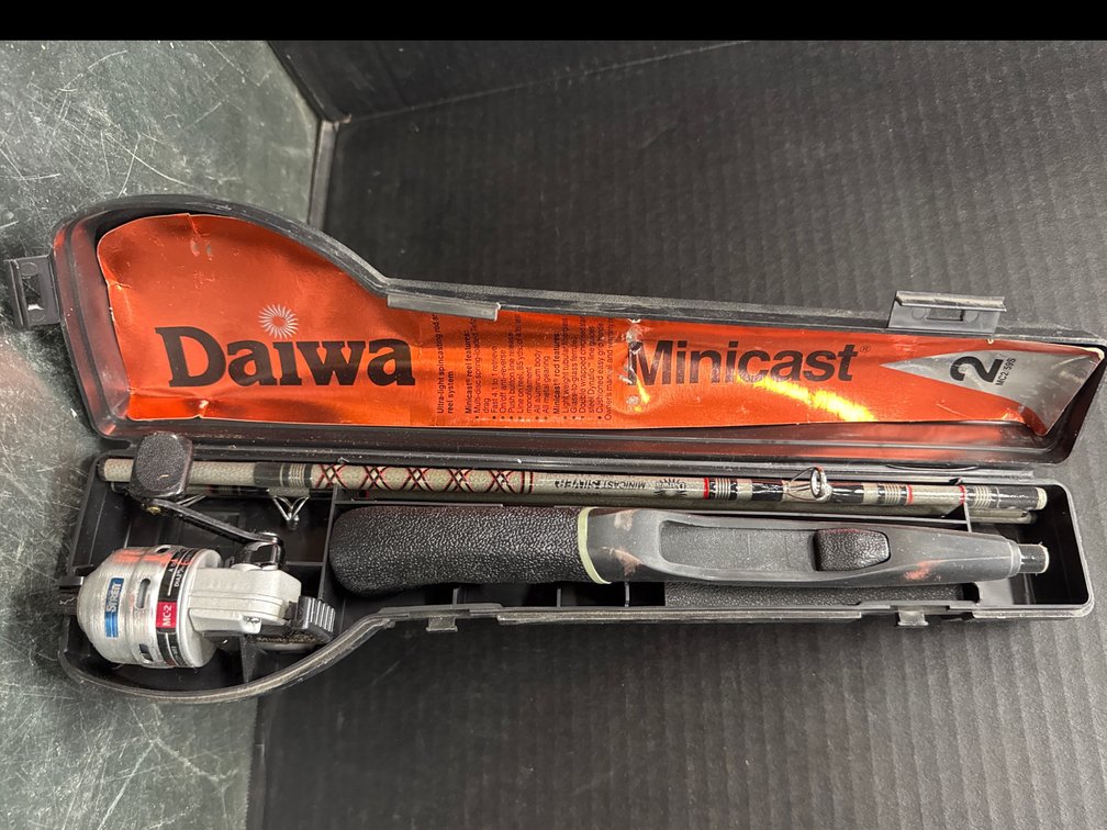 Daiwa Mini Cast Fishing Pole and Reel