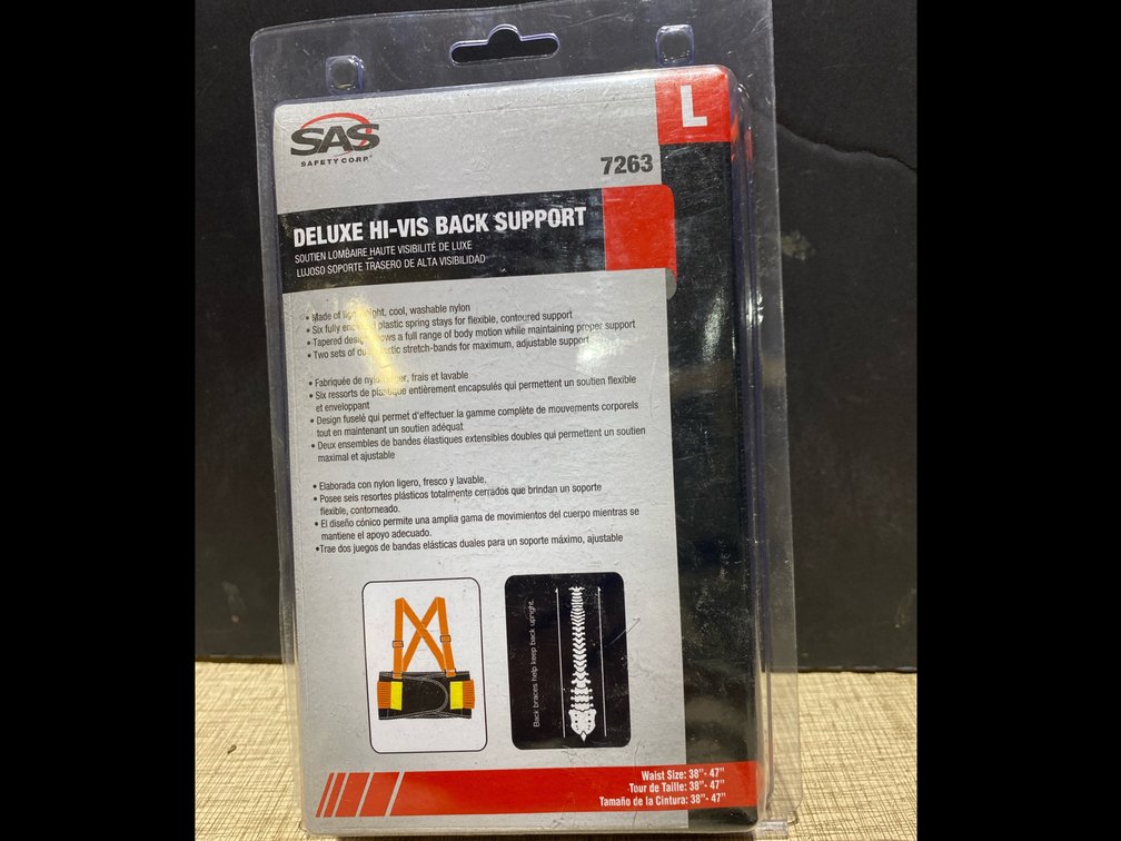 Hi-Vis Back Support