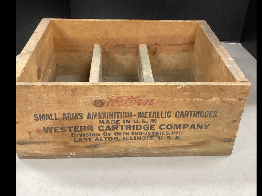 Wooden Crate - Western Cartridge Company