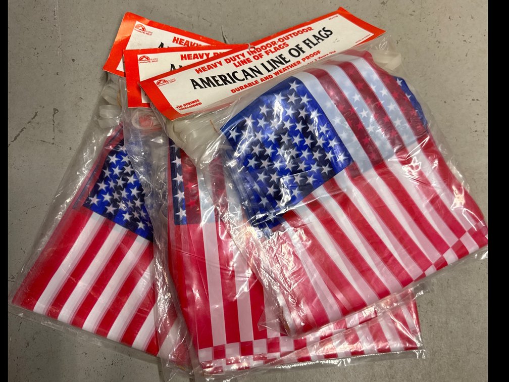Heavy Duty Indoor/Outdoor Line Of Flags