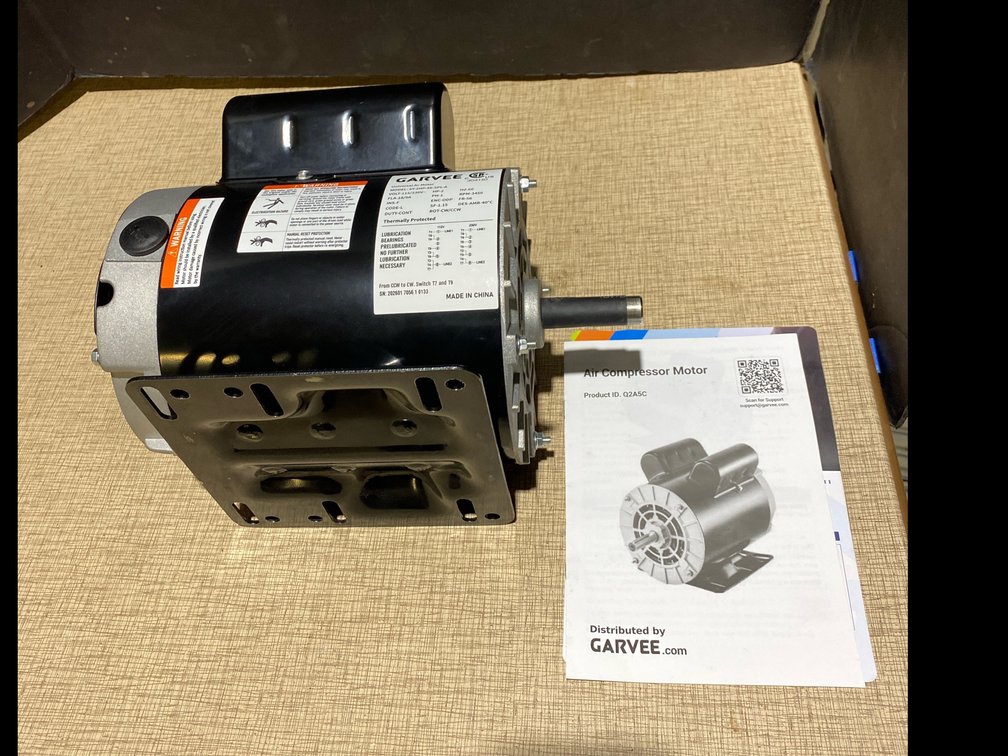 Air Compressor Motor NEW