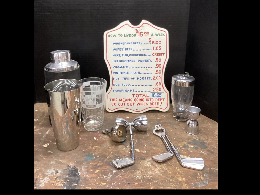 Golf Themed Cocktail/Bar Set