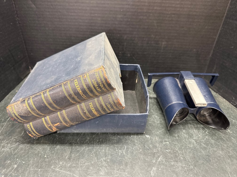 20th Century Keyston Metal Stereographic Card Viewer