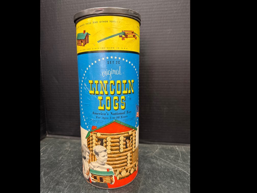 Lincoln Logs Empty Container