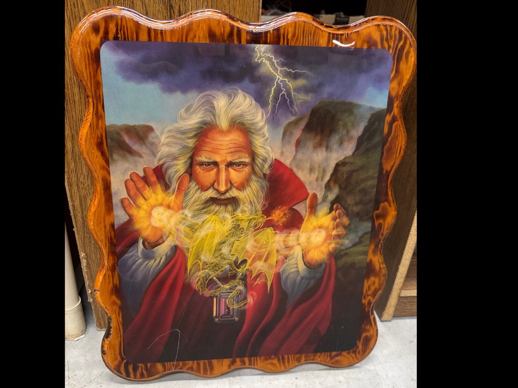 Wizard Fantasy Wall Plaque